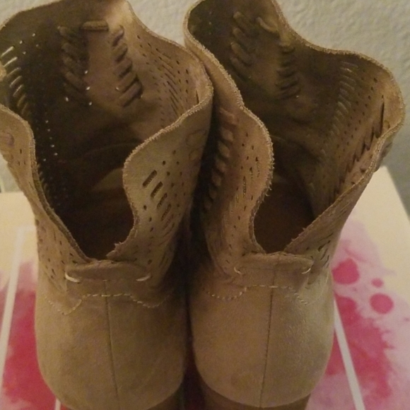 NWOT by Not Rated, "Savio" peep-toe booties - Picture 7 of 7